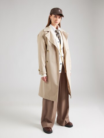 ARMEDANGELS Wide Leg Hose 'KAAYUA' in Braun