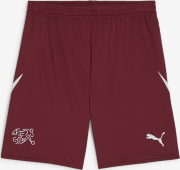 PUMA Regular Sportbroek 'Schweiz' in Rood: voorkant