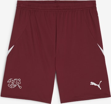 PUMA Sportshorts 'Schweiz' in Rot: predná strana