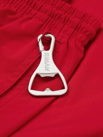 IUMAN Intimissimi Swim Trunks in Red