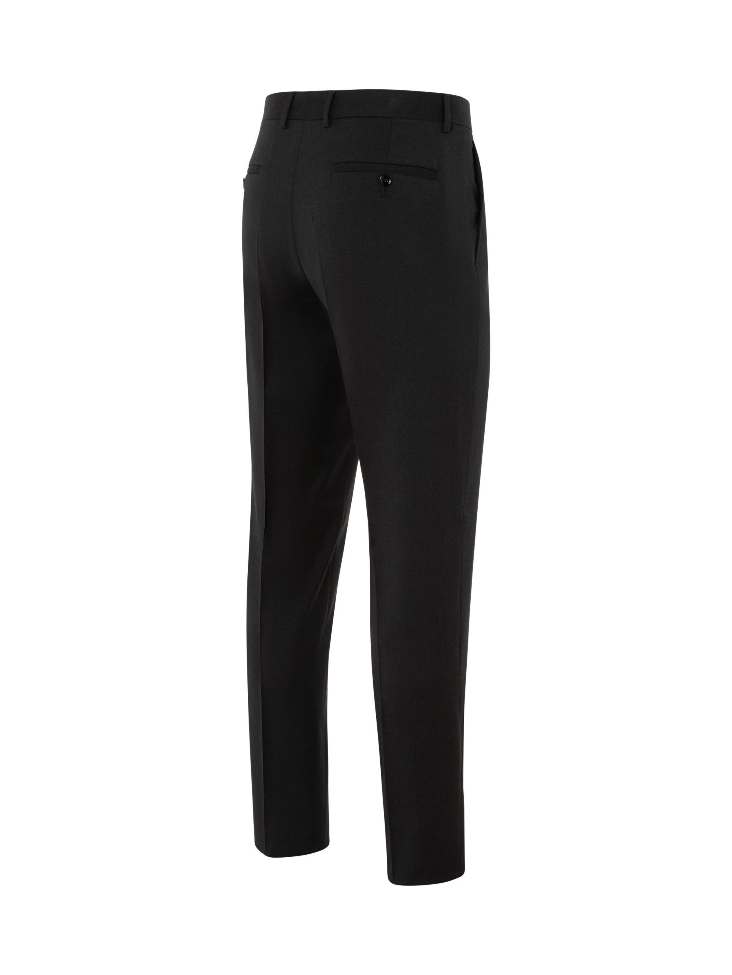 Coupe slim Pantalon à plis '3938-3379' Thomas Goodwin en gris