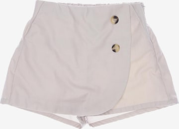 Bershka Shorts in S in Beige: front