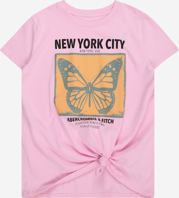 Abercrombie & Fitch - Camiseta 'MAR4' en rosa: frente