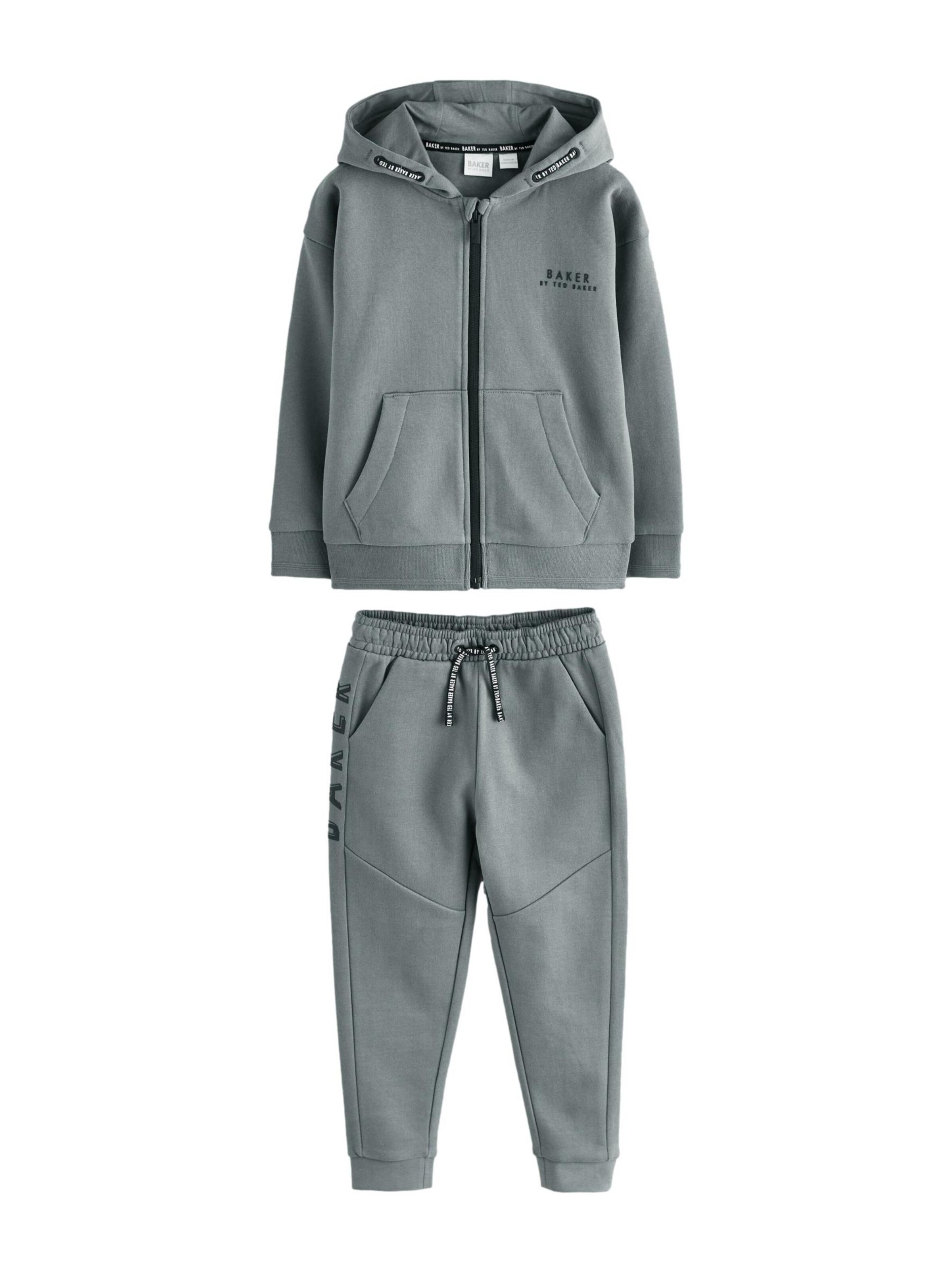 Baker by Ted Baker Joggingpak in Grijs: voorkant