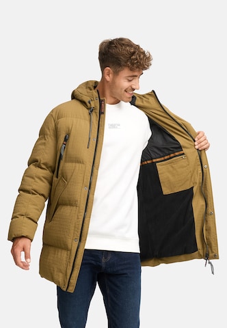 Manteau d’hiver 'INLondoy' INDICODE JEANS en vert