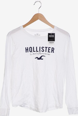 HOLLISTER Shirt in XS in White: front