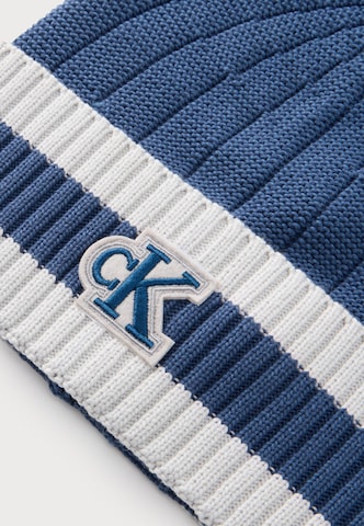 Calvin Klein Beanie in Blue: front