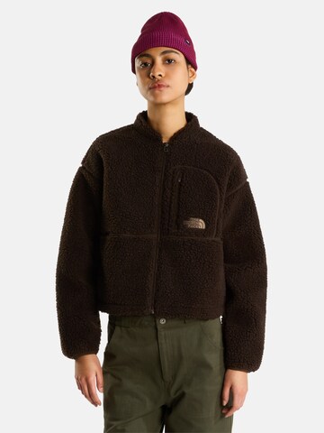 THE NORTH FACE - Casaco de velo 'Extreme Pile 2' em castanho: frente