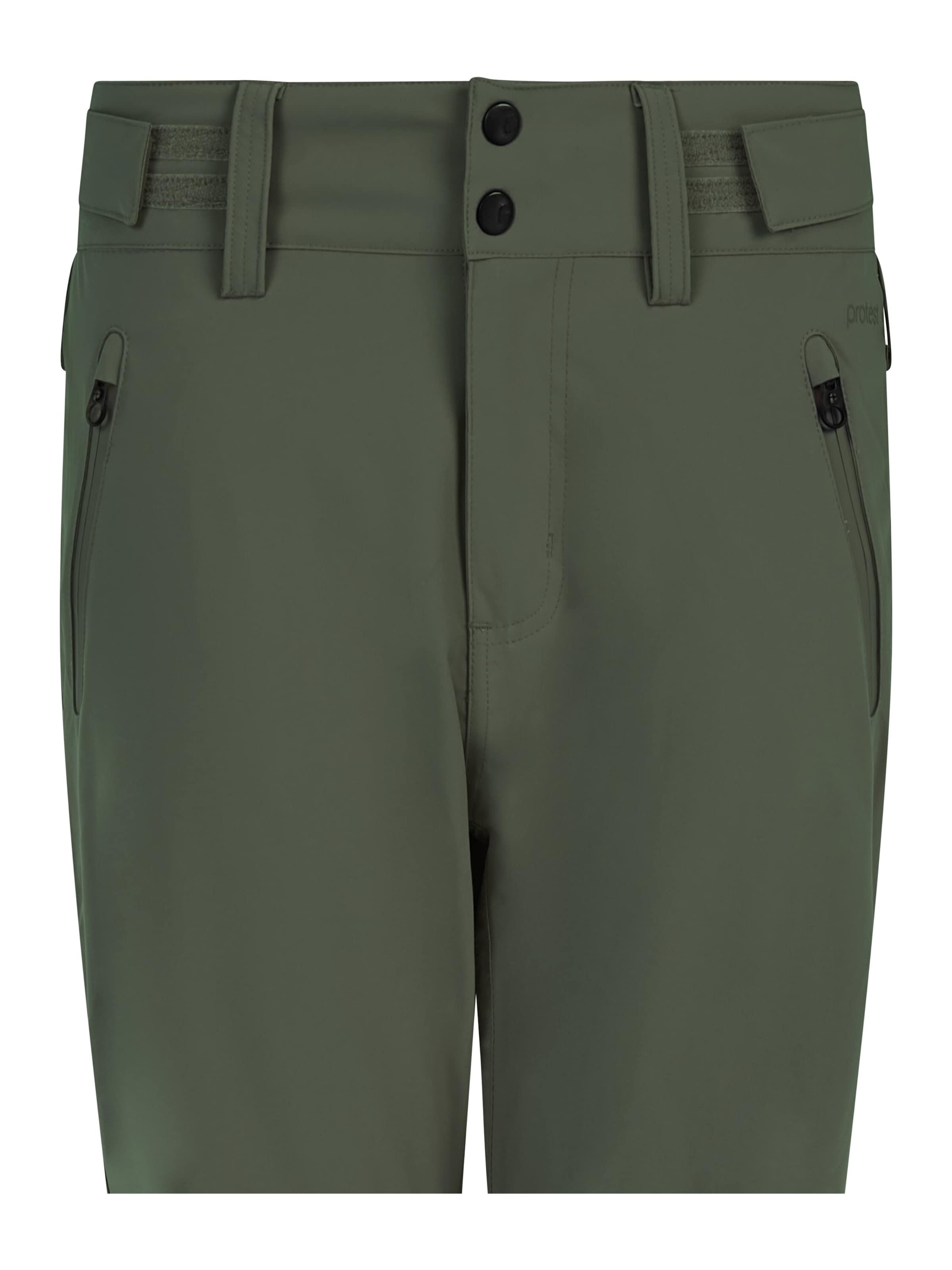 PROTEST Regular Workout Pants 'PRTCINNAMONES' in Green