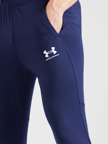 Coupe slim Pantalon de sport 'Challenger' UNDER ARMOUR en bleu