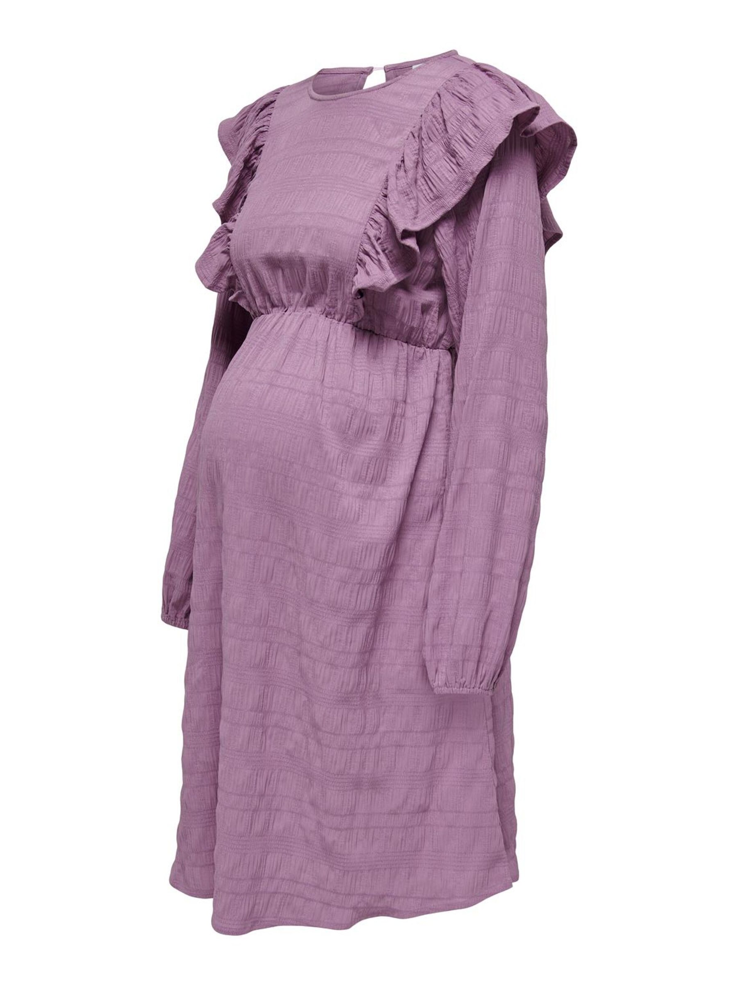 Only Maternity Šaty - Fialová: predná strana