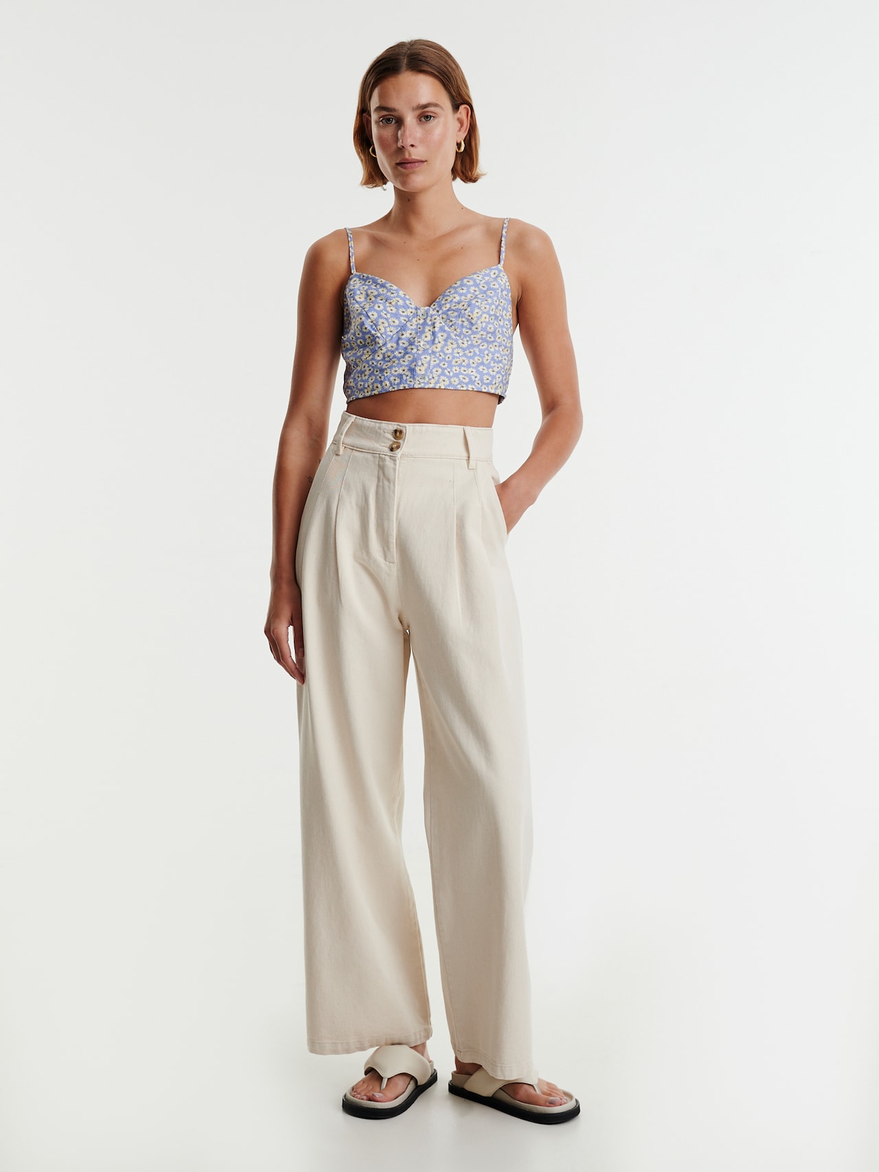 EDITED Top 'Ennie' beige