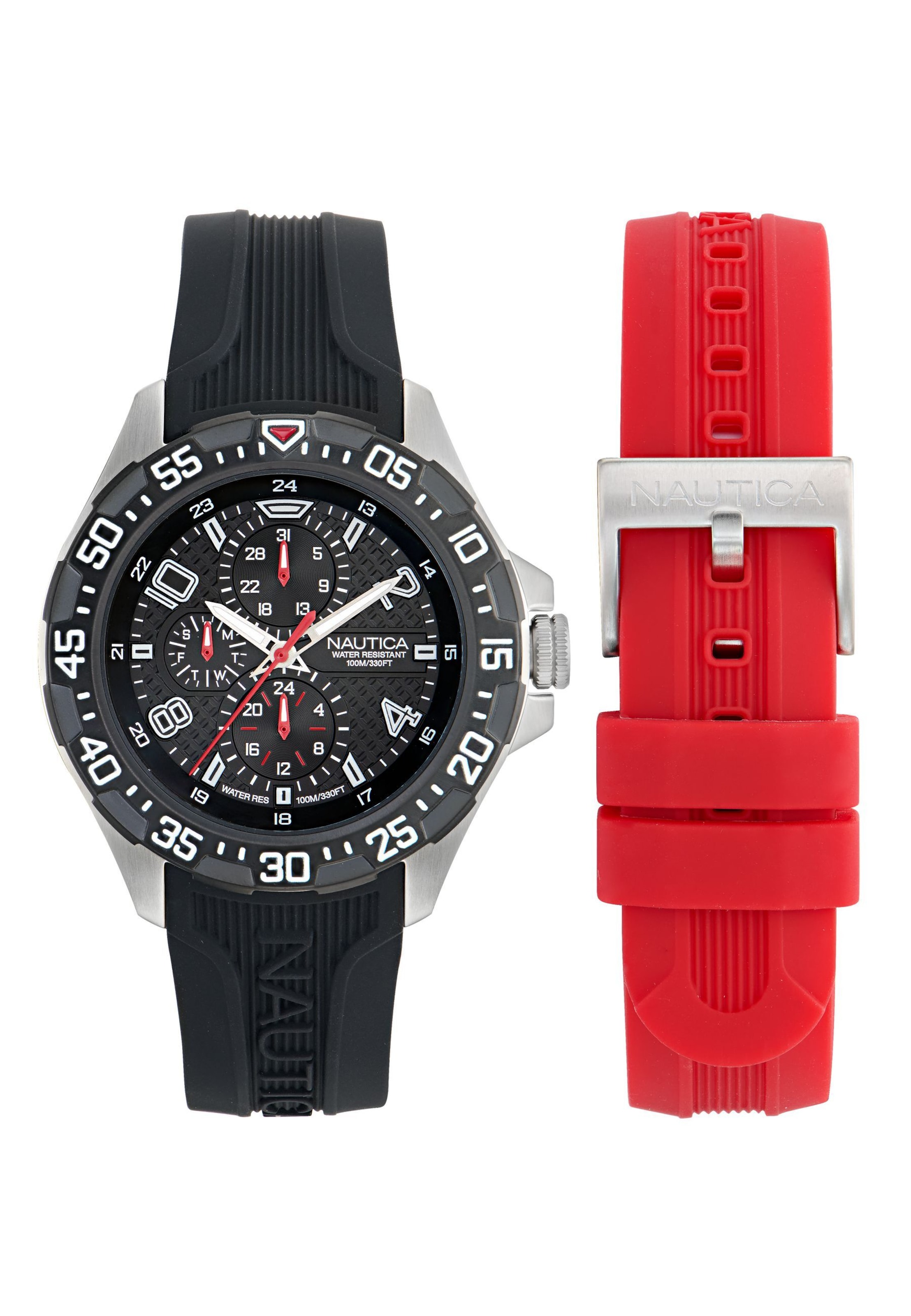 Montre à affichage analogique ' LEEWAY ' NAUTICA en noir : devant