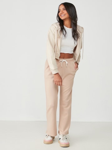 C&City Flared Hose in Beige
