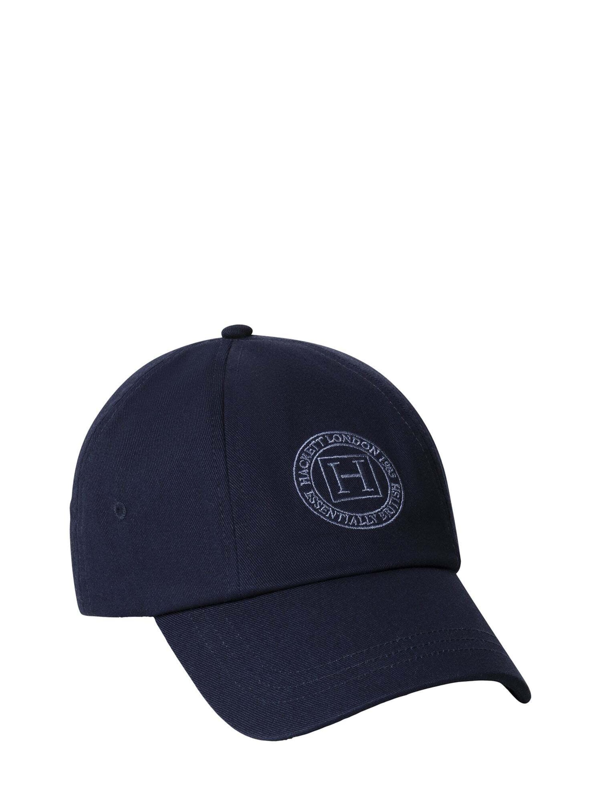 Cappello da baseball di Hackett London in blu: frontale