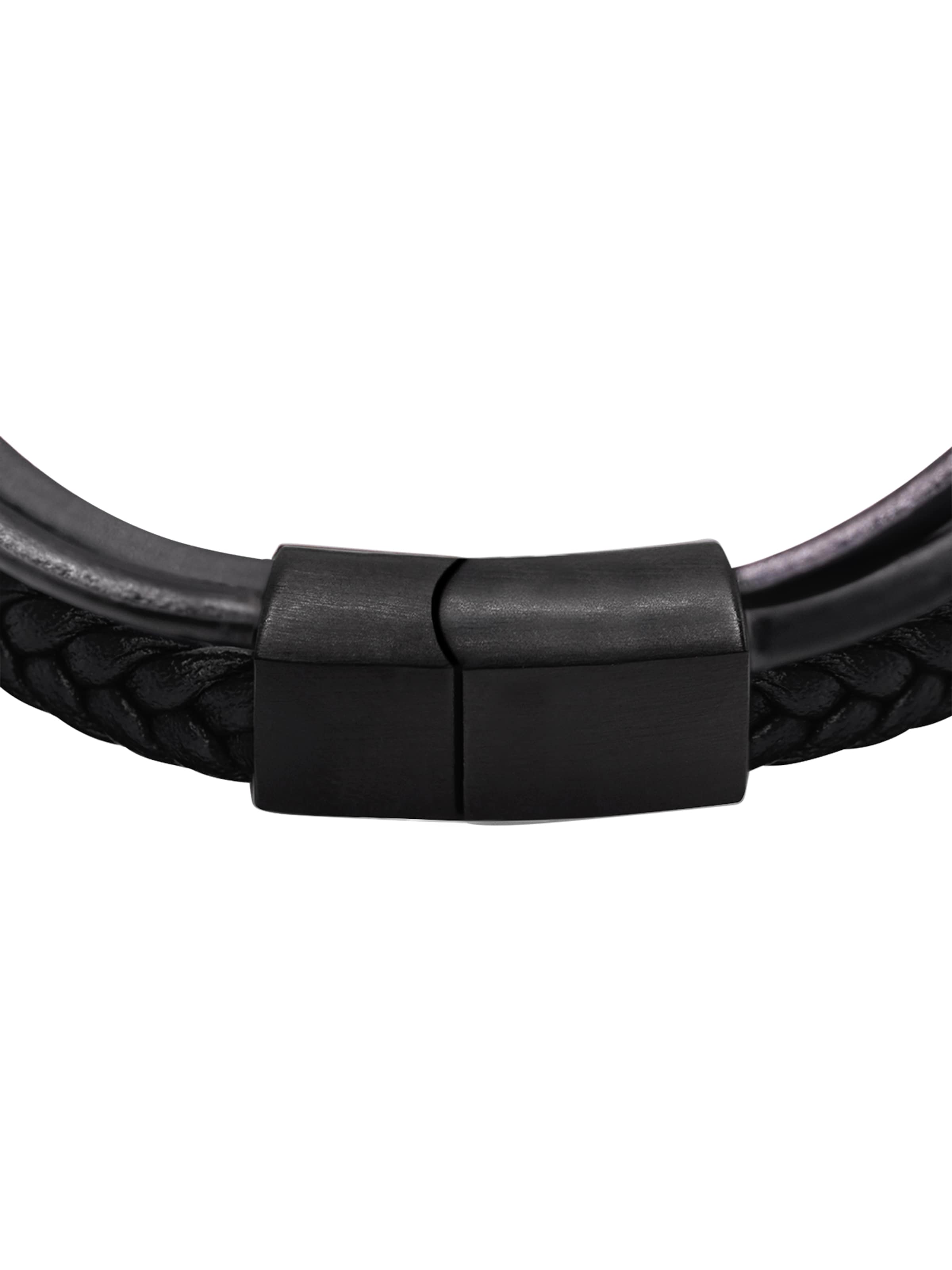 Heideman Armband 'Joris' in Zwart