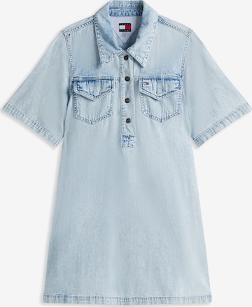 mėlyna Tommy Jeans Palaidinės tipo suknelė: priekis