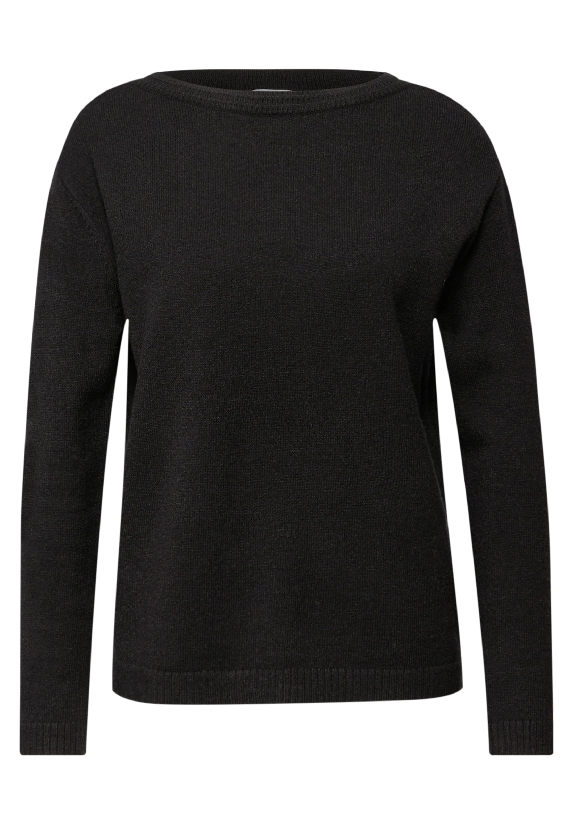 STREET ONE Pullover in Schwarz: Vorderseite