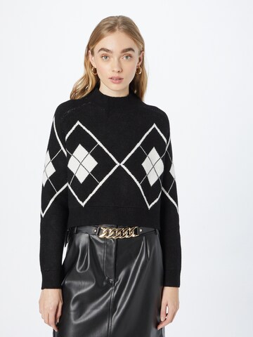 Pull-over Tally Weijl en noir : devant