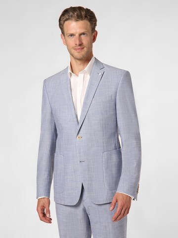 Andrew James Regular fit Business-colbert ' Brayden-HL ' in Blauw: voorkant