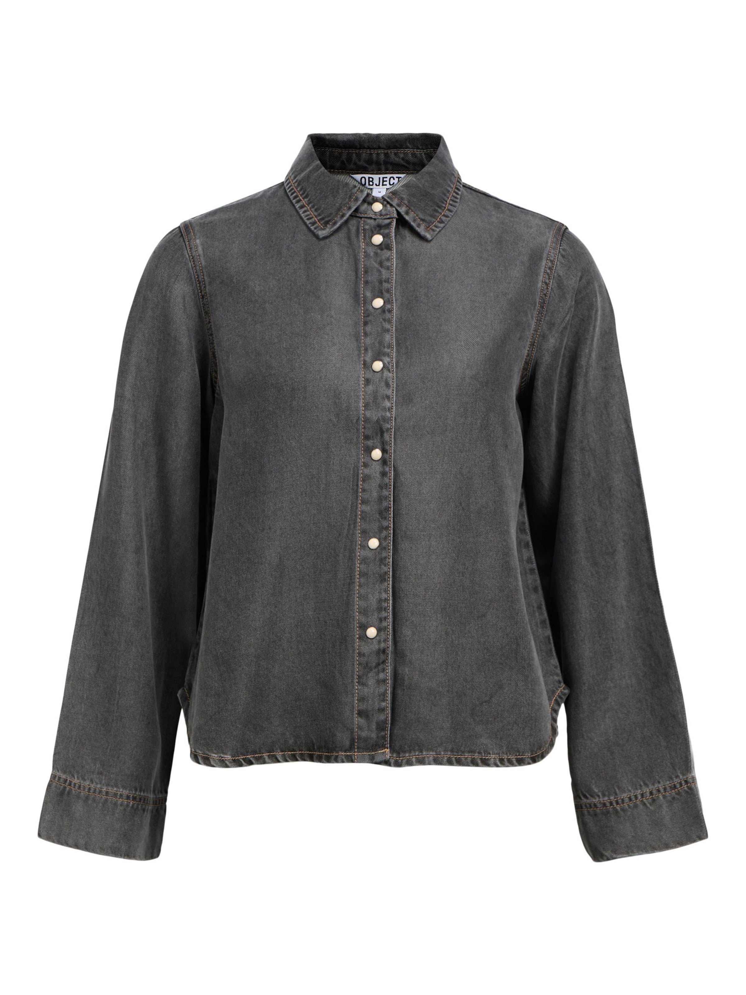 OBJECT Блузка 'OBJFrame' в Серый: спереди