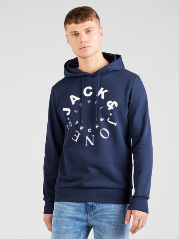 Sweat-shirt 'Warrior' JACK & JONES en beige : devant