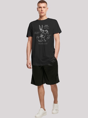 F4NT4STIC T-Shirt 'Looney Tunes ' in Schwarz
