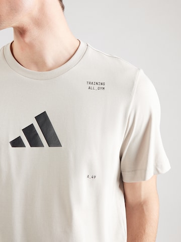 ADIDAS PERFORMANCE Funkcionális felső - szürke