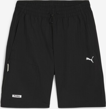 PUMA Regular Pants 'DESERT ROAD' in Black: front