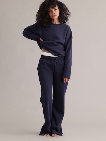 Hey Honey Loosefit Sporthose 'Cosy Sweat'‌‌‌‌‌‌‌‌‌ in Blau: Vorderseite