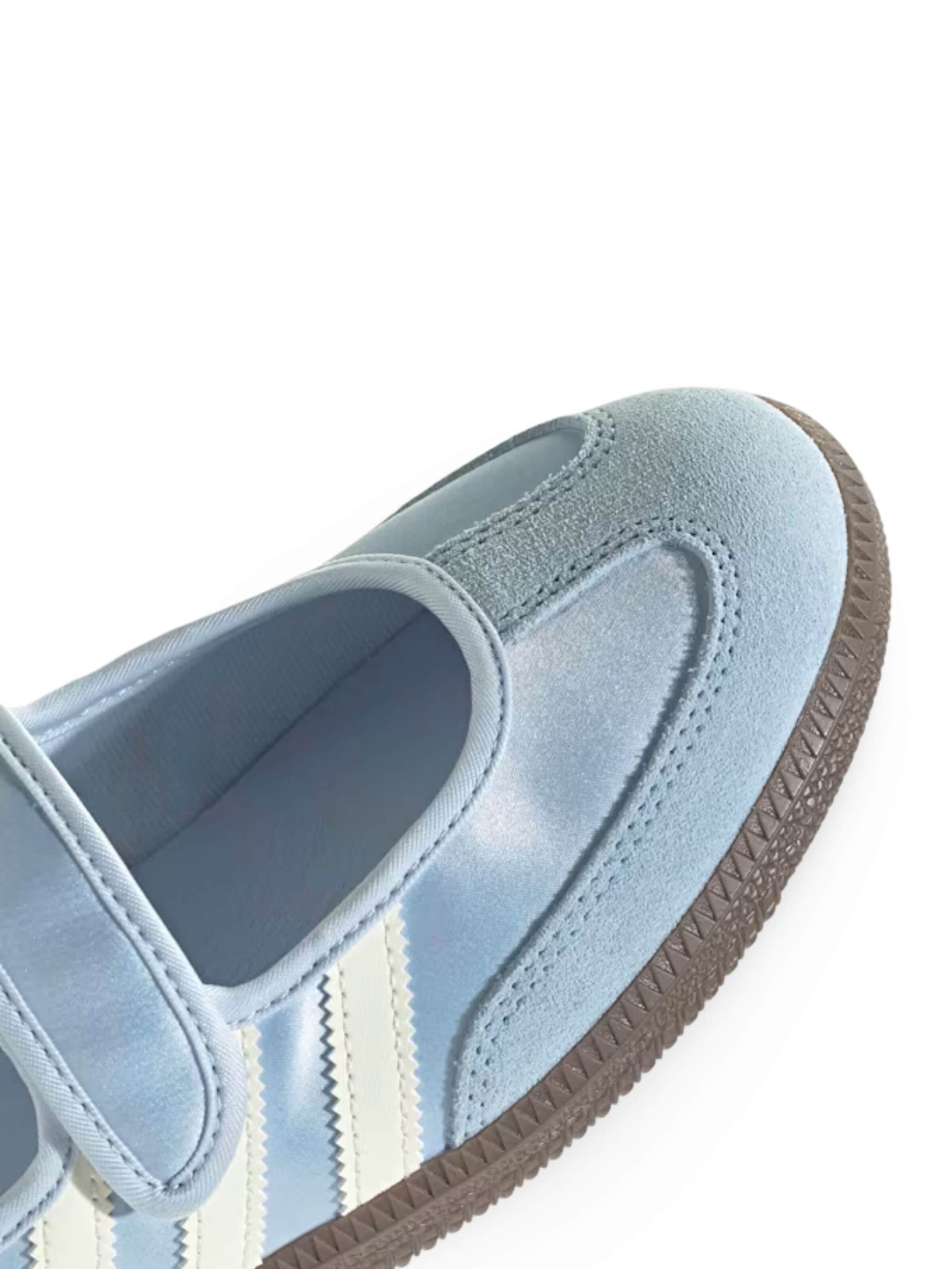 ADIDAS ORIGINALS Ballet Flats with Strap 'Samba Jane Crystal Sky' in Blue