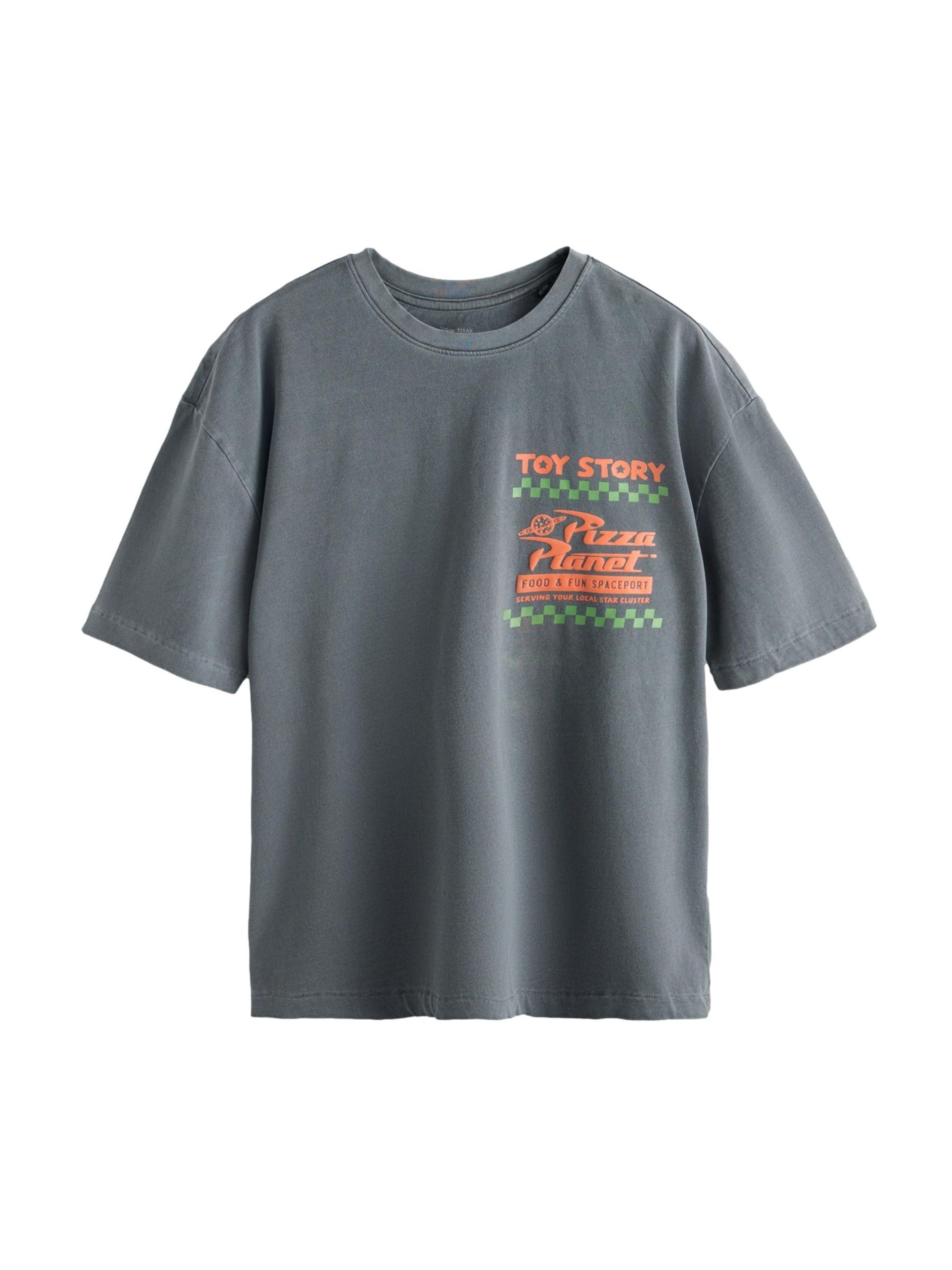 Next T-Shirt 'Toy Story' en XS en jaune / graphite / vert / orange, Vue avec produit
