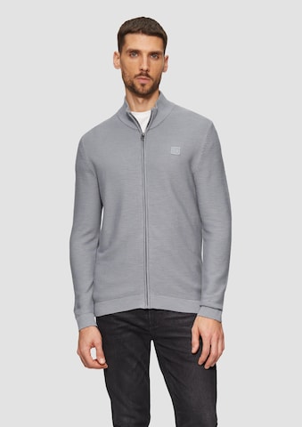 s.Oliver Strickjacke in Grau: Vorderseite