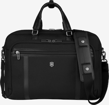 VICTORINOX Aktentasche 'Werks Professional 15' in Schwarz: Vorderseite