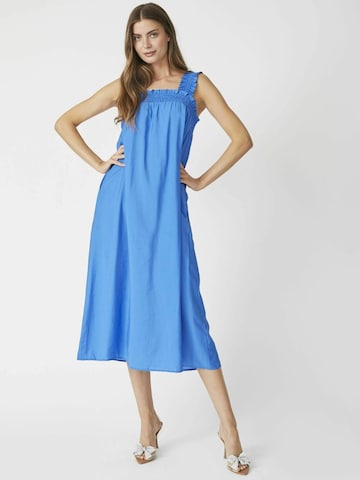 Robe co'couture en bleu