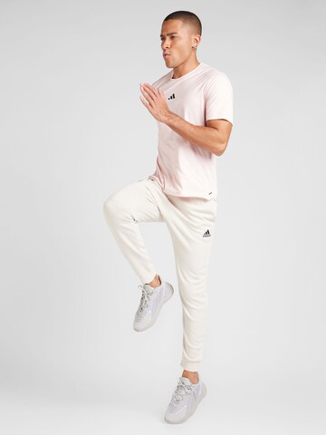ADIDAS SPORTSWEAR Tapered Sportbyxa 'Essentials' i beige