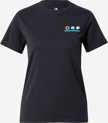 CONVERSE T-Shirt 'SEA' in Schwarz: Vorderseite