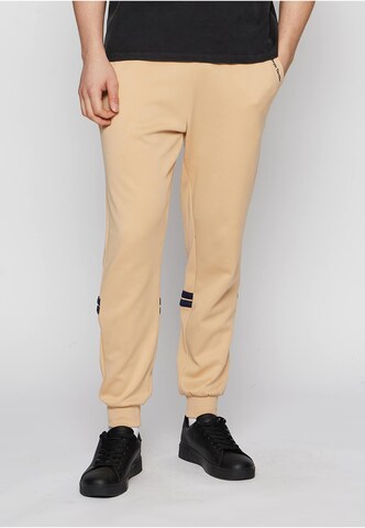 Effilé Pantalon 'Blow' Sergio Tacchini en marron : devant