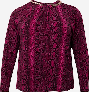 Camicia da donna di Michael Kors Plus in rosa: frontale