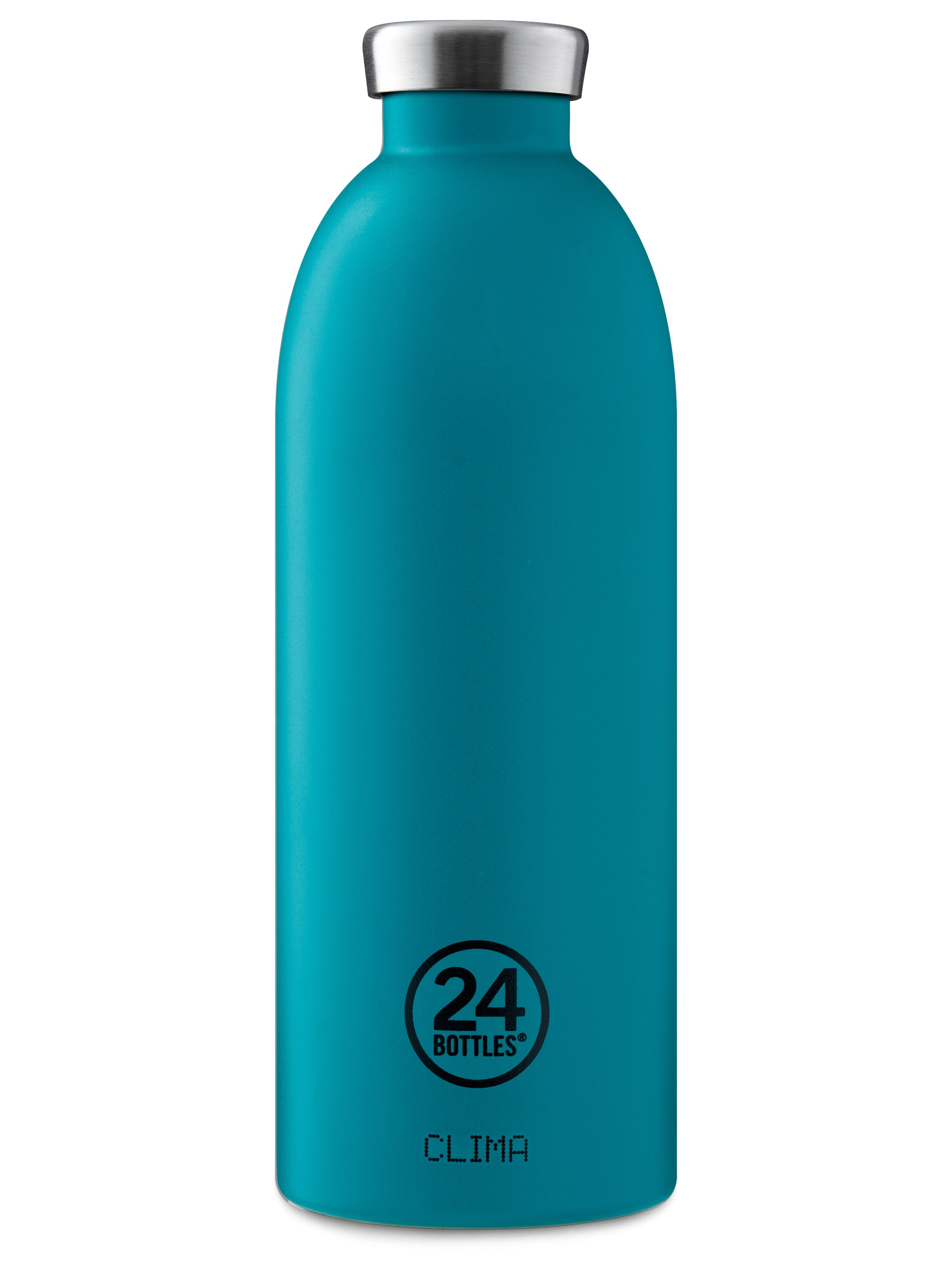 24Bottles Thermoskan 'Clima' in Blauw: voorkant