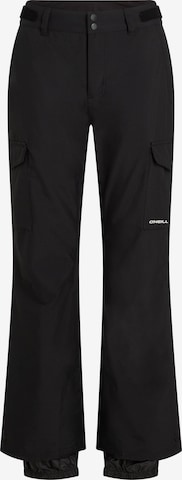 Regular Pantaloni outdoor de la O'NEILL pe negru: față