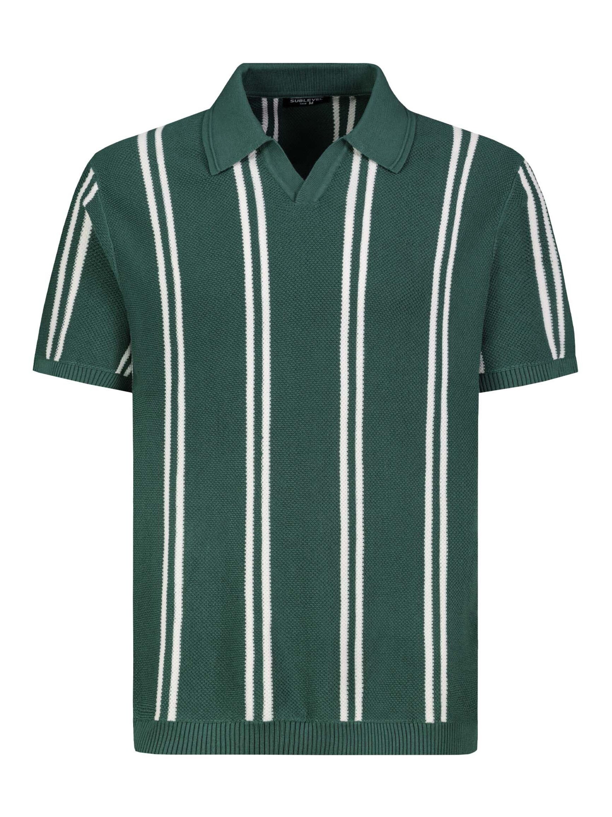 Sublevel Shirt in Grün: Vorderseite