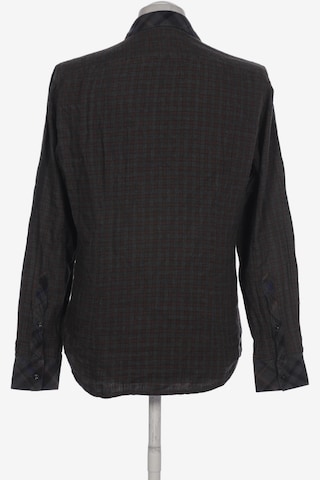 Trussardi Button Up Shirt in M in Brown
