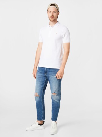 FARAH Тениска 'BLANES' в бяло