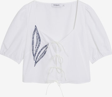Desigual Bluzka w kolorze biały: przód