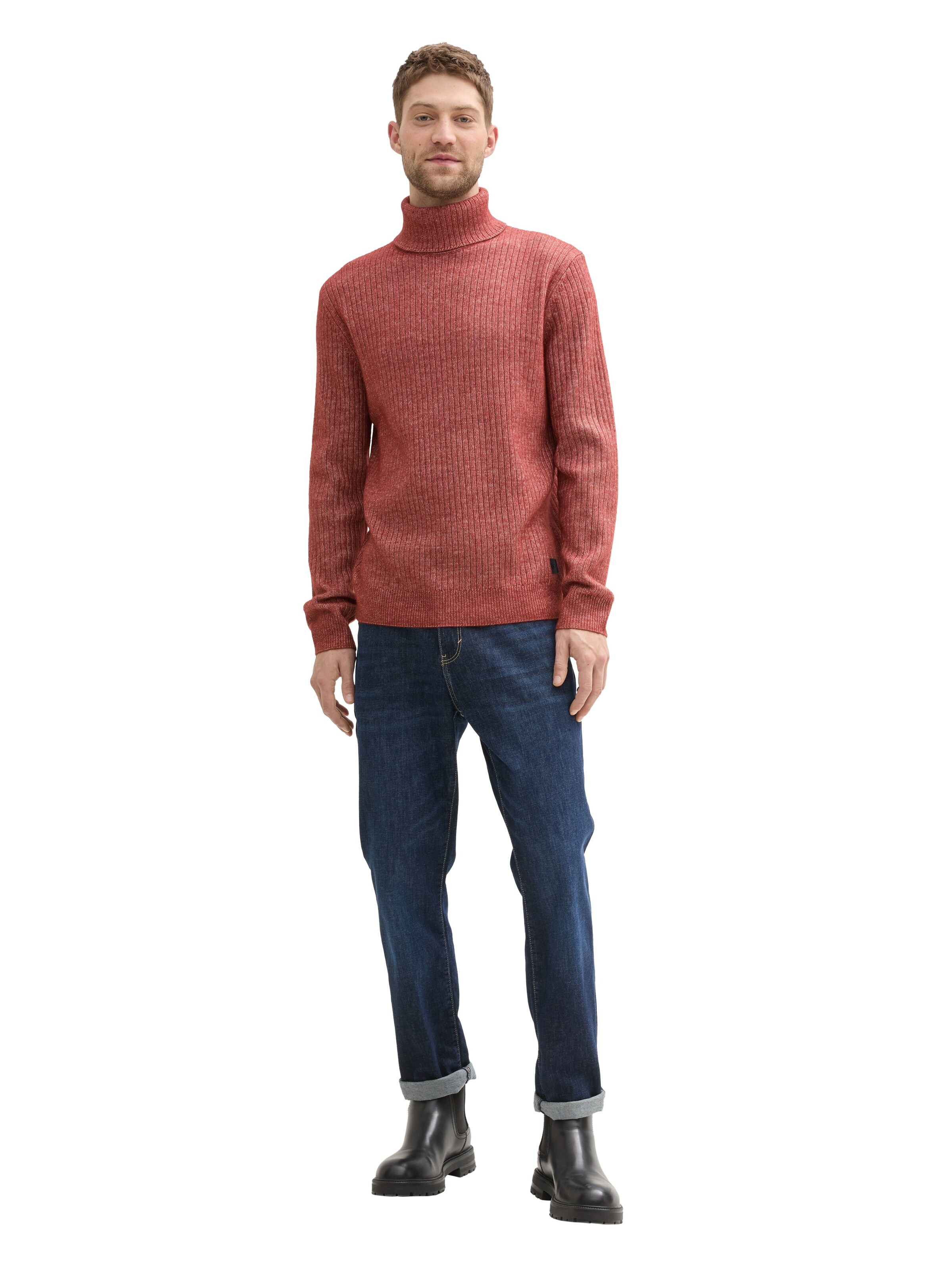 TOM TAILOR Sweater in Red
