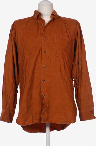 Christian Berg Button Up Shirt in M in Orange: front