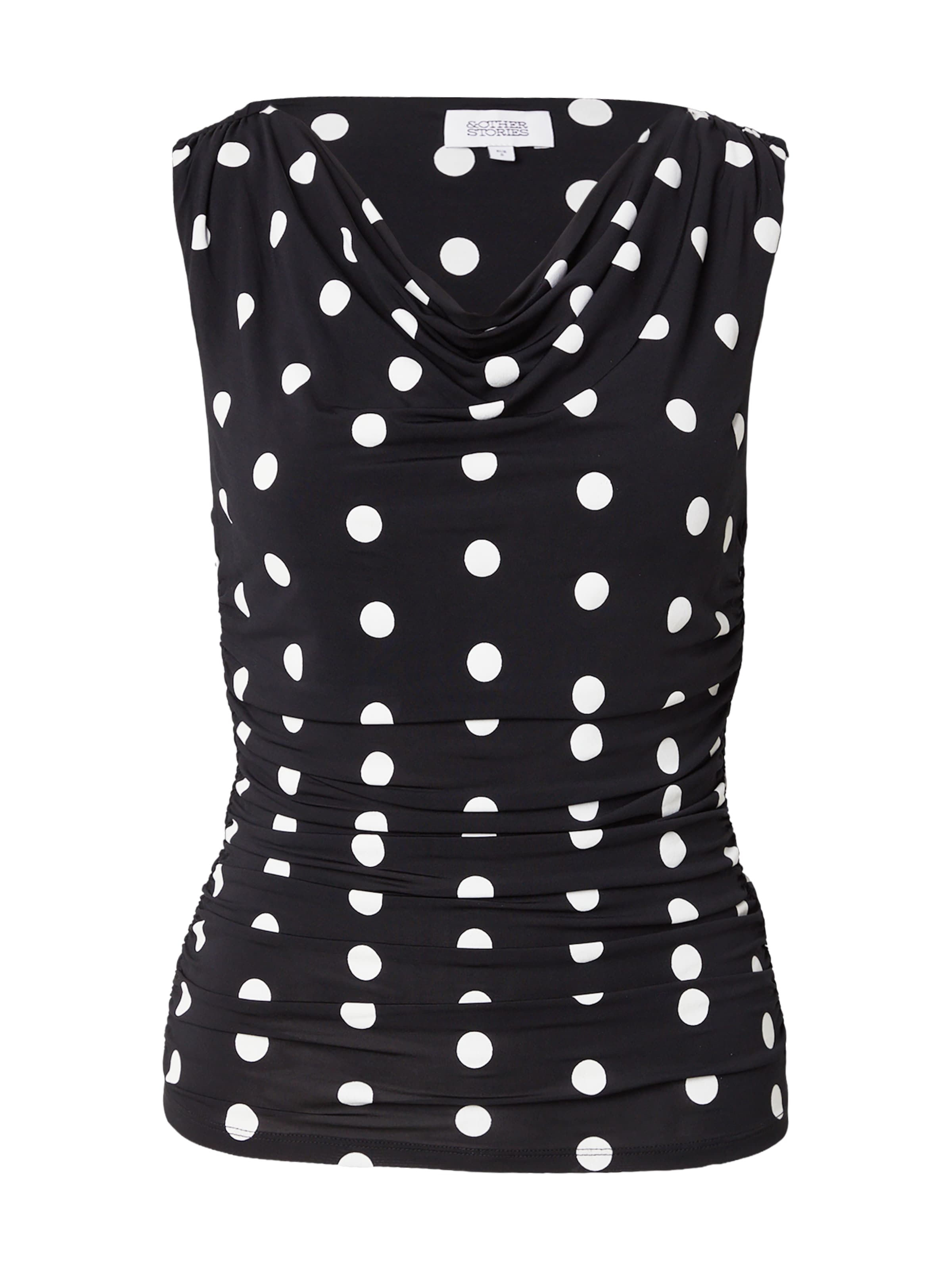 & Other Stories - Blusa en negro: frente
