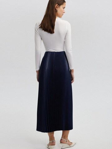 Touché Privé Nederdel 'Pleated Skirt' i blå