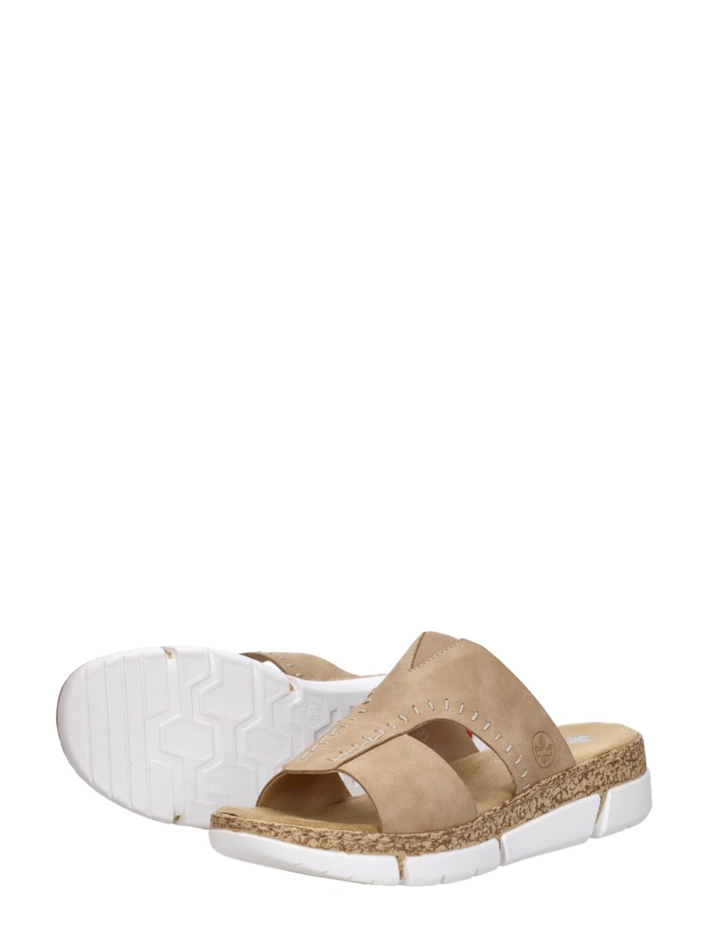 Rieker Muiltjes 'Open Teen' in Beige